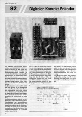 Digitaler Kontakt-Encoder (digitales Poti)