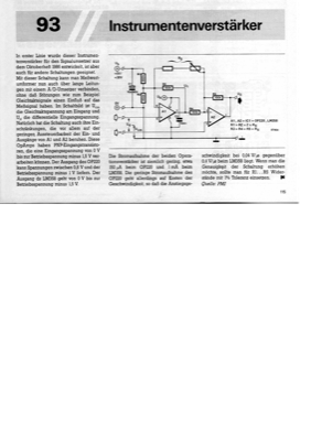Instrumentenverstärker (Messwertumformer, Leitungstreiber)