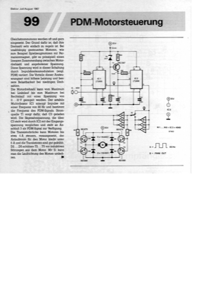 PDM-Motorsteuerung (bis 4A)