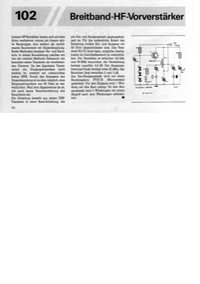 Breitband-HF-Vorverstärker (100kHz-50MHz)