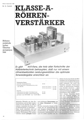 Klasse-A-Röhren-Verstärker (35W)