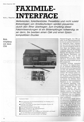 Faximile-Interface (C64, FAX auf KW)