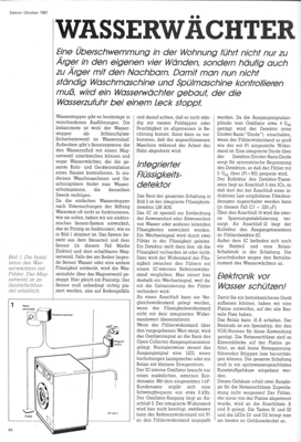 Wasserwächter (Feuchtefühler, Magnetventil)