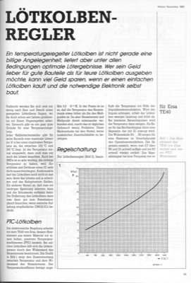 Lötkolbenregler (TDA1024)