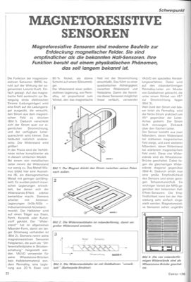 Magnetoresistive Sensoren (Kompass, Überblick)