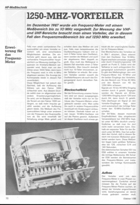 1250-MHz-Vorteiler (Frequenzzähler)