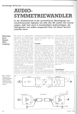 Audio-Symmetriewandler (Signalübertragung)