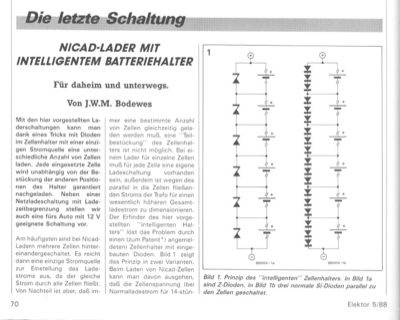 NiCd-Lader (Ladezeitbegrenzung, 12V-Betrieb (Auto))