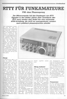 RTTY für Funkamateure (FSK ohne Phasensprung, Phasensynchron)