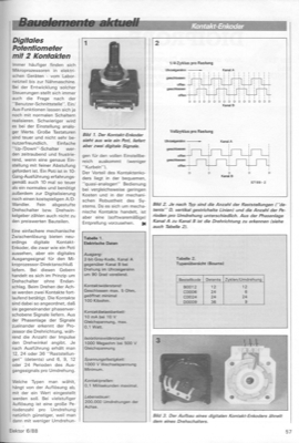 Bauelemente aktuell: Digitales Potentiometer