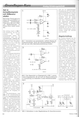 Analog-Schaltungstechnik, Teil 6 (Beispiele mit Differenzstufen, OpAmps)