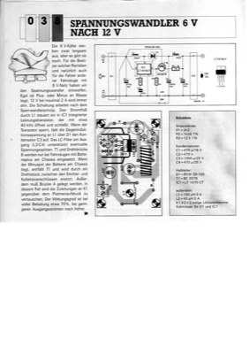 Spannungswandler von 6 nach 12V (2A bei 12V)