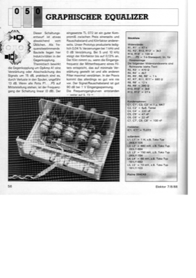 Graphischer Equalizer (TL072)