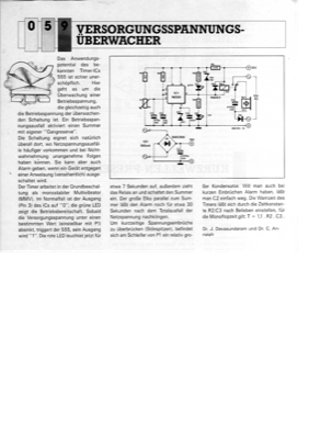 Versorgungsspannungsüberwacher (555)