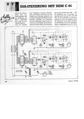 Dia-Steuerung mit dem C64