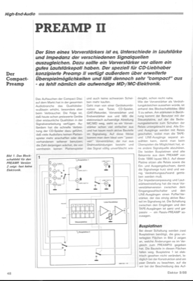 Preamp II (CD-tauglicher Vorverstärker)