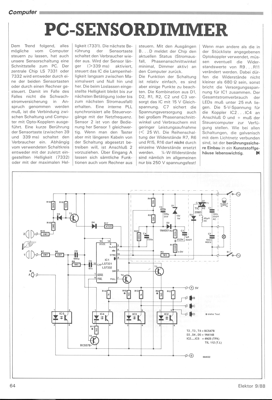 PC-Sensordimmer (Sensor oder Computergesteuert LS7331 )