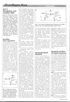 Bandpass und variable Filter (Grundlagen)