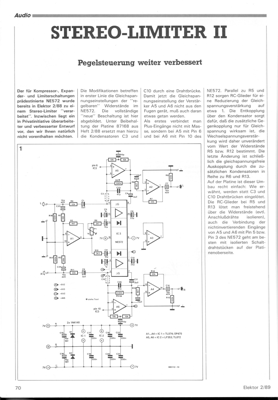 Stereo-Limiter II (Pegelsteuerung mit NE572)