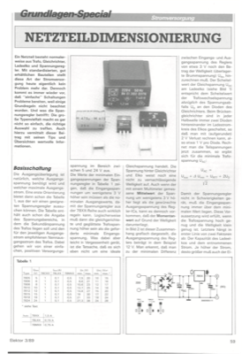 Netzteil-Dimensionierung (Grundlagen)