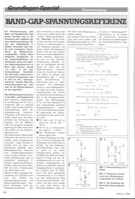 Band-Gap Spannungsreferenz (Grundlagen)