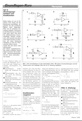 Übertragungfunktion und Koeffizienten (Filter (Grundlagen))