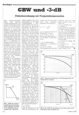 GBW und -3-dB (Fehlerberechnung mit Frequenzkompensation (Grundlagen))