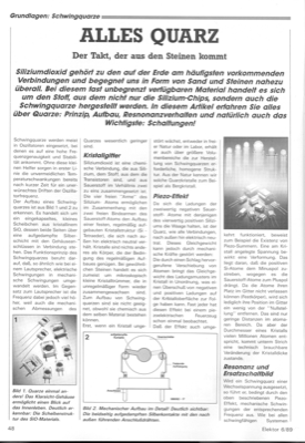 Alles Quarz (Grundlagen Schwingquarze)