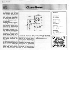 Quarz-Tester (bis 30MHz)