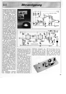 Blitzverzögerung (Lichtschranke als Auslöser)