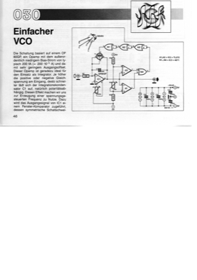 Einfacher VCO (OP80GP, TL072, 4071)