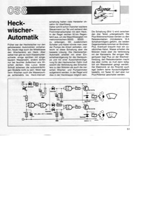 Heckwischer Automatik