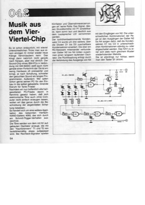 Musik aus dem Vier-Viertel-Chip (Musik mit 4093)