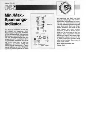 Min./Max.-Spannungsindikator (TL430/431, LEDs )