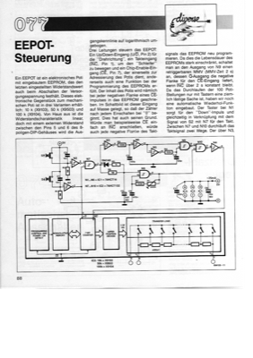 EEPOT-Steuerung (Analogschalterarray mit EEPROM als Potentiometer )