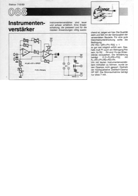 Instrumentenverstärker (mit OP227)