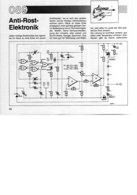 Anti-Rost-Elektronik (Feuchtesensor schaltet Heizung ein)