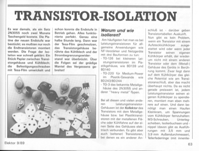 Transistor-Isolation (Technik)