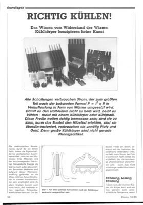 Richtig kühlen (Kühlkörper dimensionieren)