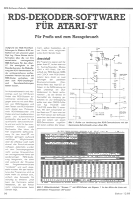 RDS-Decoder-Software für ATARI-ST