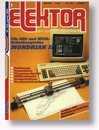 Mondrian II: verbesserte Mechanik. HPGL-Software
