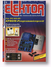 Nachlese: Hayes Kompatibler V.22 bis Modem Elektor 2/90. Seite 17