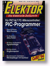 Alternatives Poti (1/94). Netzfilter (2/94)