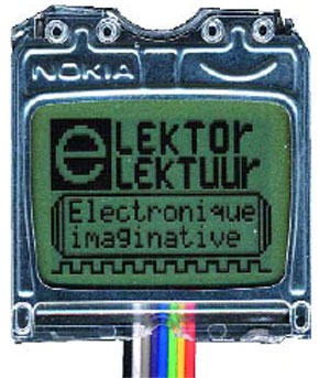 Grafik-LCD mit 48 x 84 Pixeln