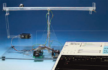 Ball & Beam-Experiment mit der Elektor USB-DAQ-Karte