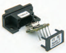 USB im 9-poligen SUB-D-Steckverbinder