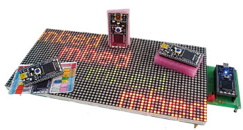 Großformat-LED-Display in 1 Tag selbst gebaut