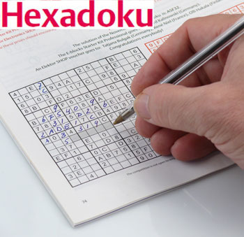 Hexadoku Dezember 2012