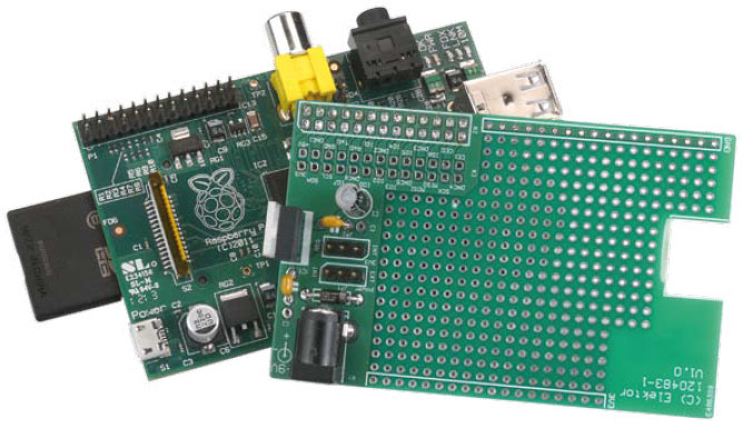 Prototyping-Board für Raspberry Pi