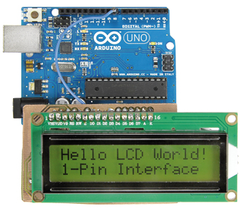 Eindraht-LCD-Interface